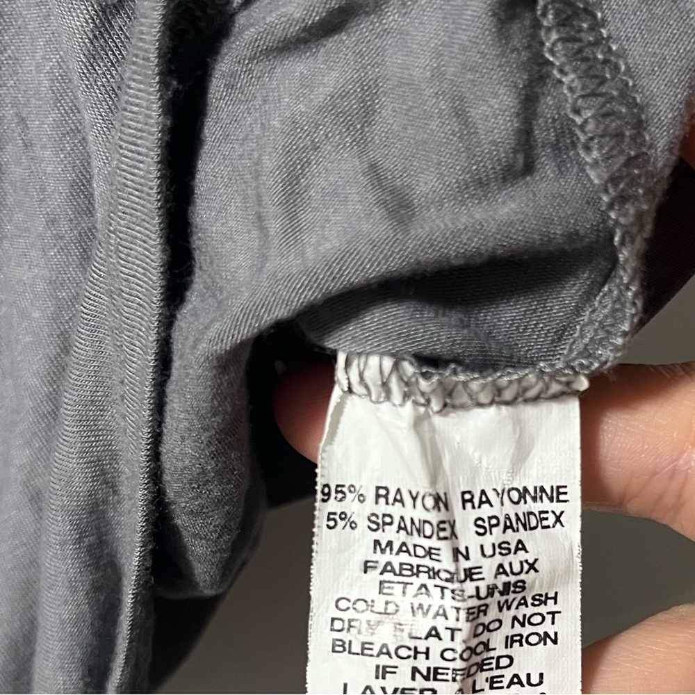 Gray Sleeveless Drape Top - Picture 2 of 2